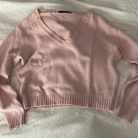 BRANDY MELVILLE PINK WOOL SWEATER - Picture 2 of 4